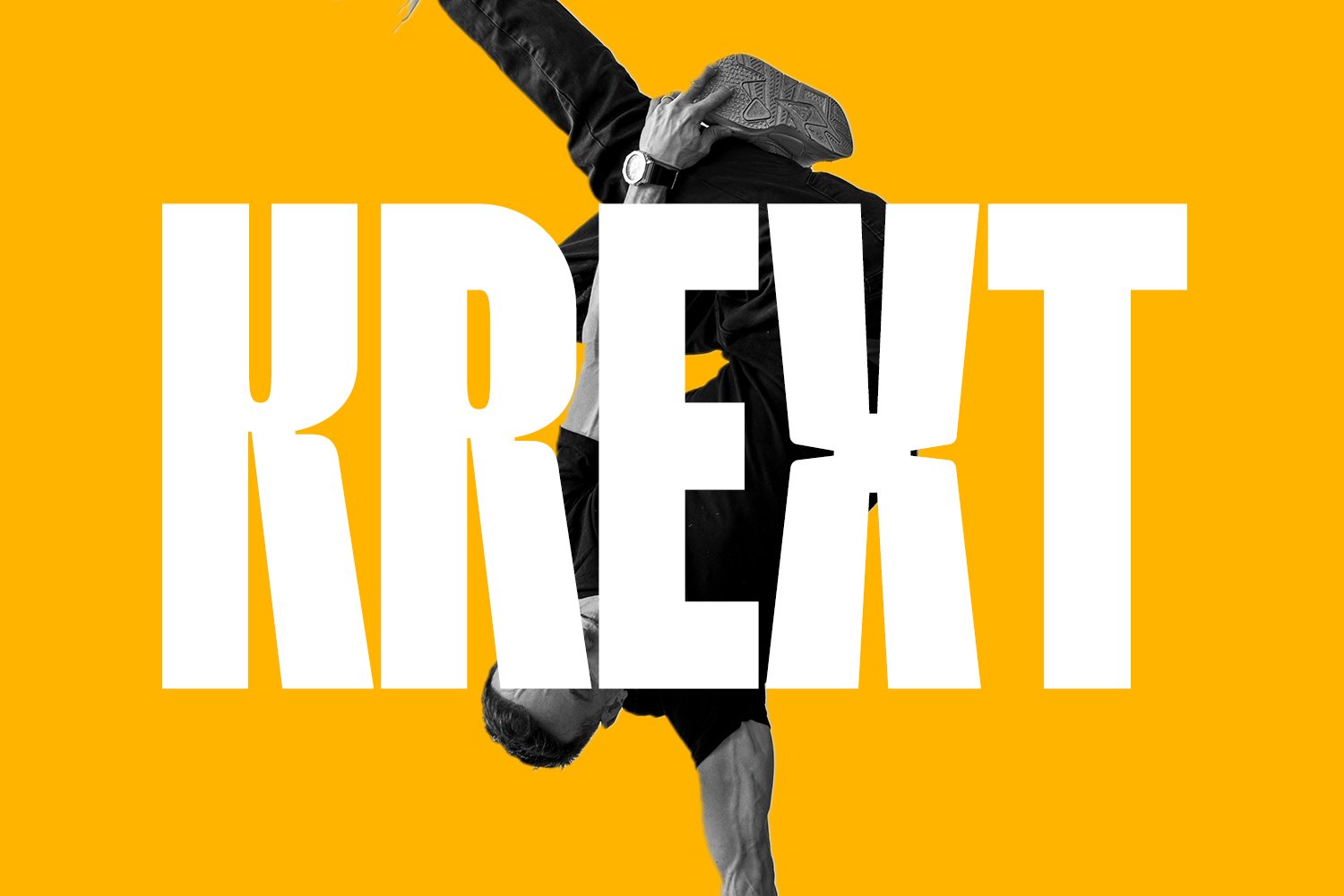 Krext - Condensed Logo Font