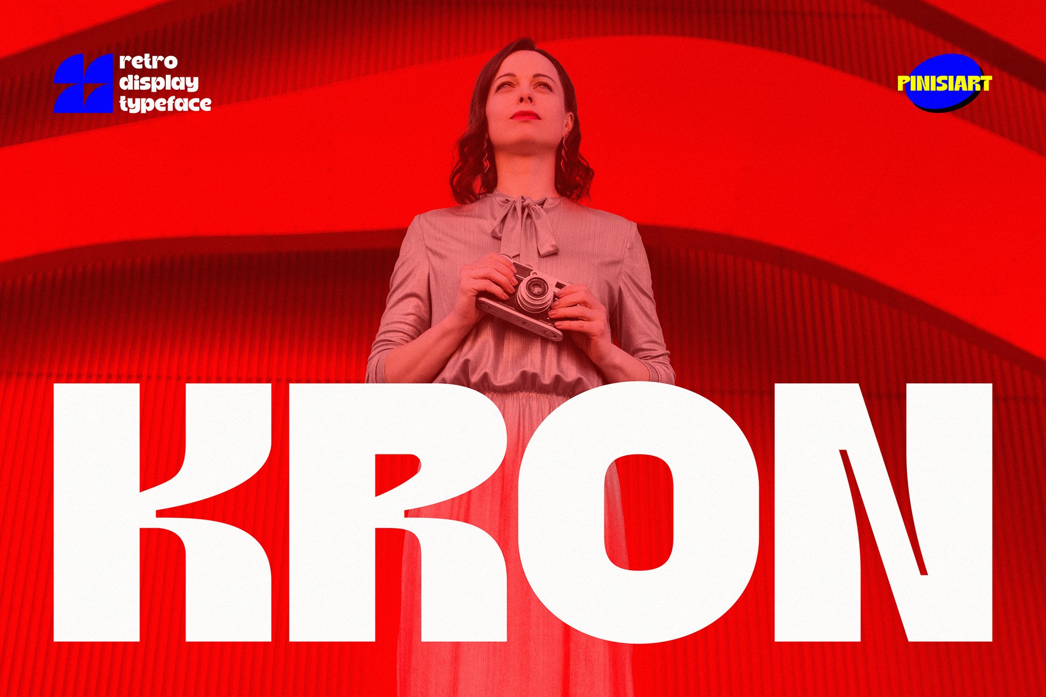 Kron - Bold Retro High-Contrast Font