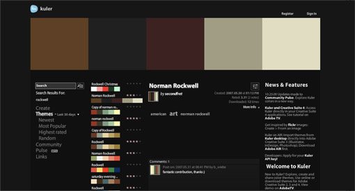 choosing color palette from image