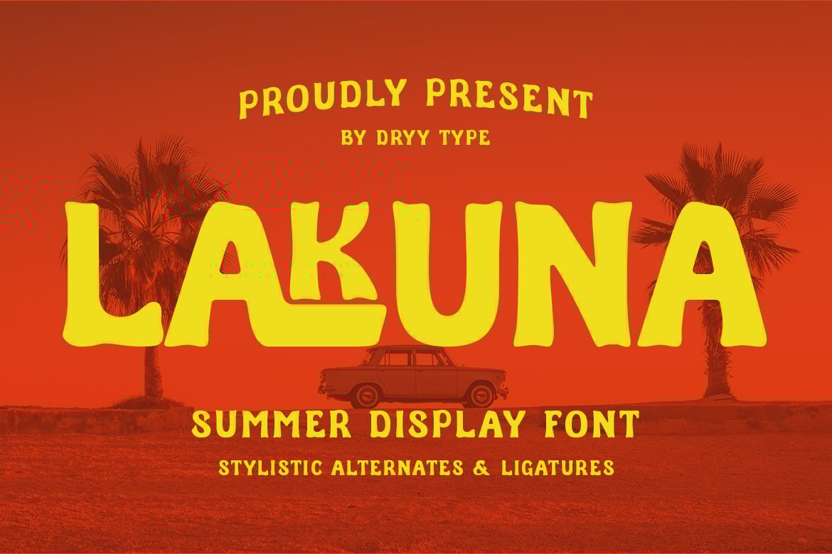 Lakuna - Tropical Summer Font