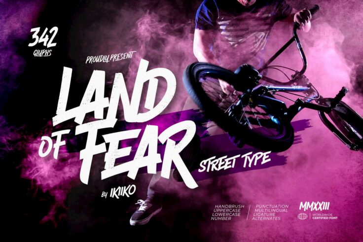 View Information about Land of Fear Font