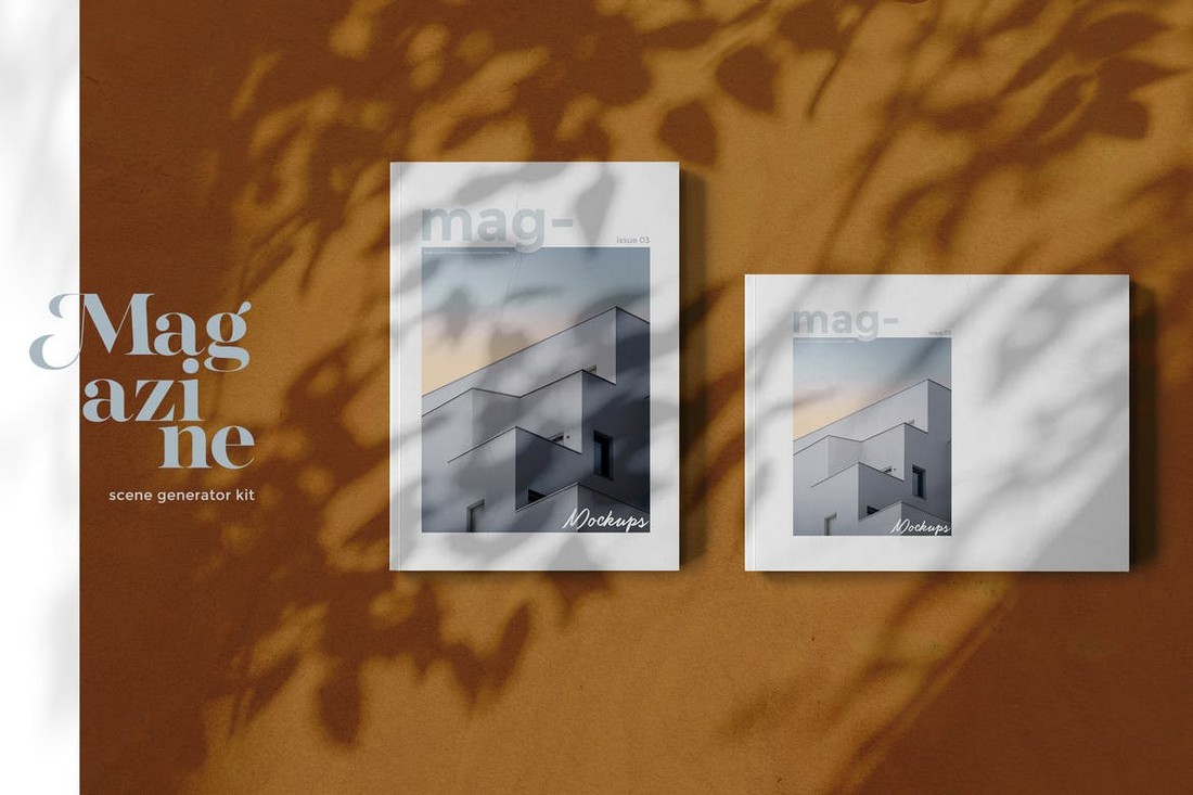 landscape Magazine Mockups