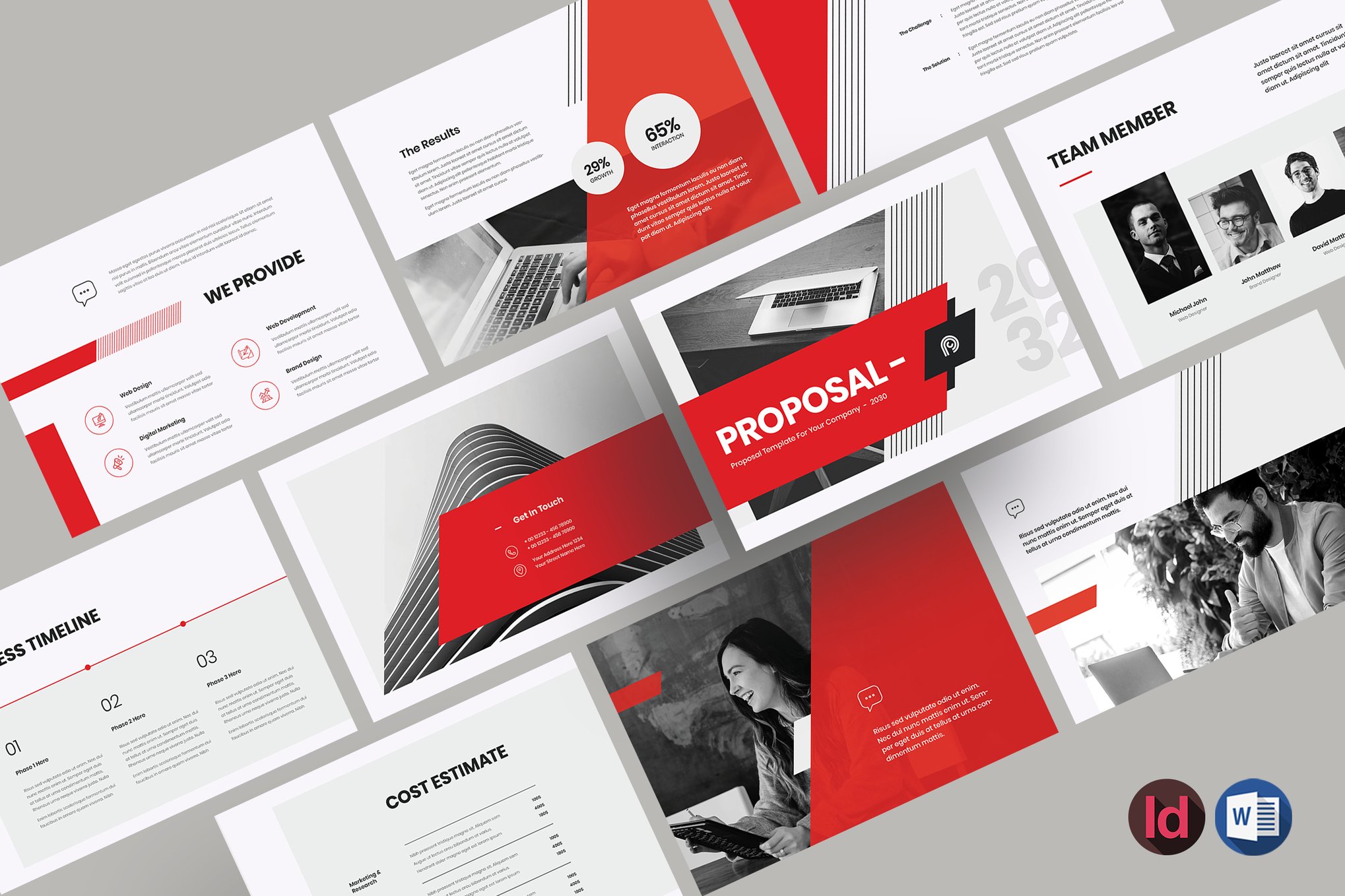 Landscape Business Proposal Template for Word