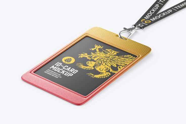 View Information about Lanyard ID Badge Mockup