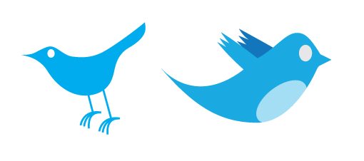 Twitter's New Logo: The Geometry and Evolution of Our Favorite