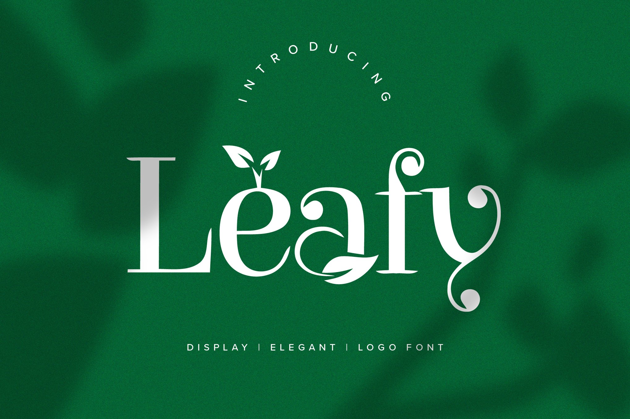 Leafy - Logo Serif Font