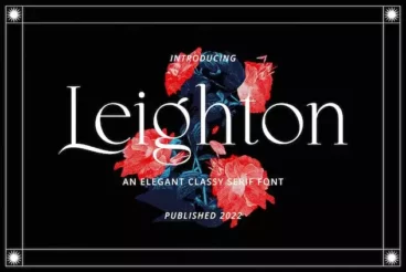 First alternate image for Leighton Classy Serif Font