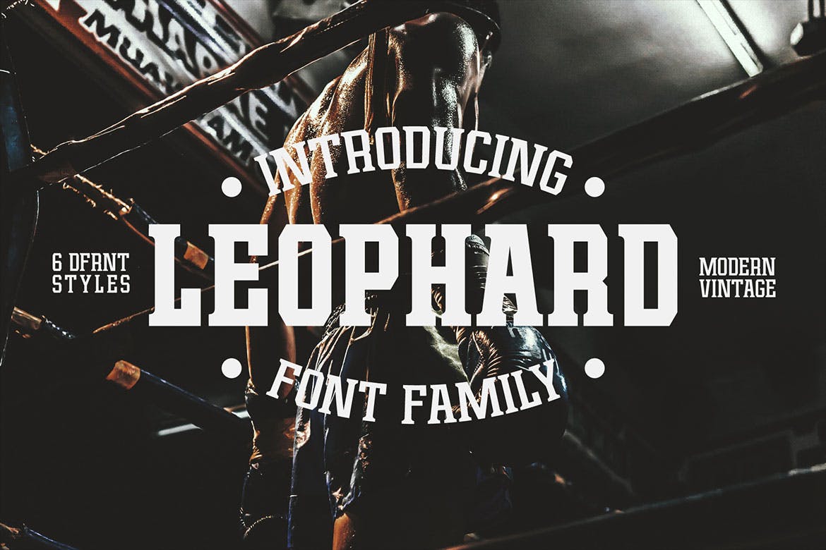 Leophard - Collegiate Font Family
