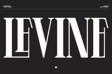 Second alternate image for Levine Elegant Condensed Font