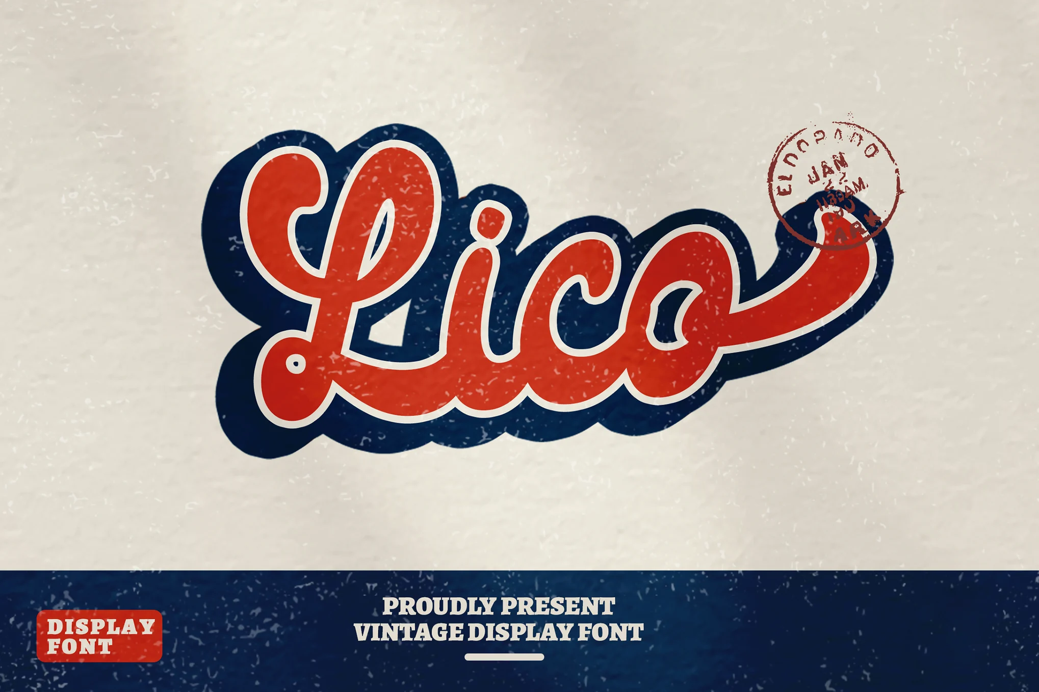 Lico - Vintage Italian Font