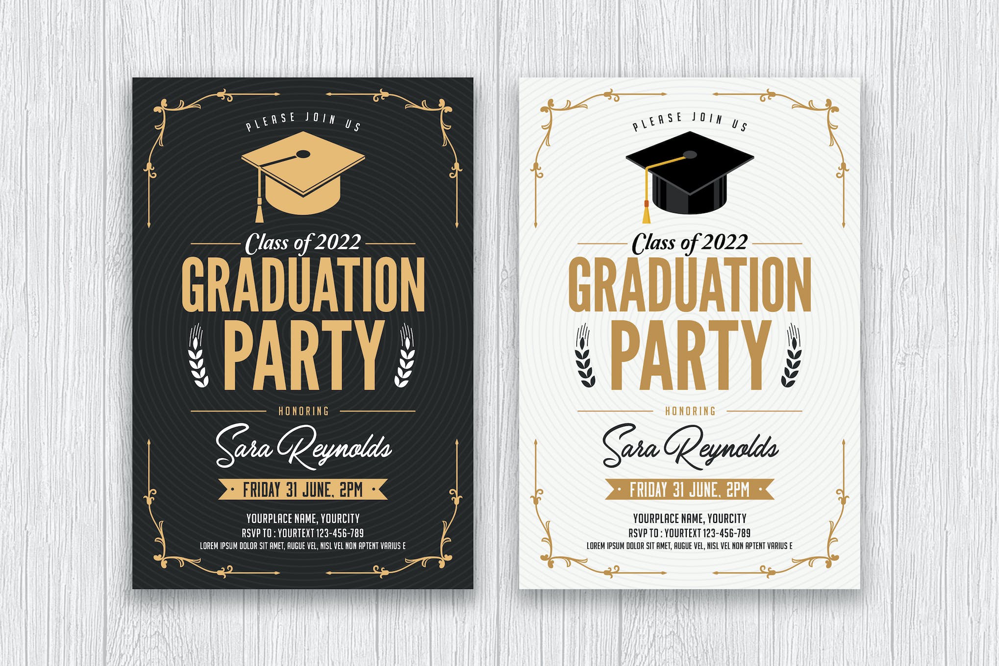 Graduation Party Invitations 2022 Templates Graduation Party Invitations 2022 Templates
