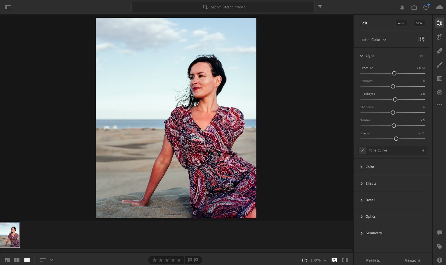 lightroom portrait editing - white balance