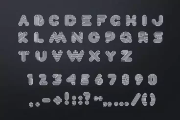 Second alternate image for Lineat Creative Decorative Font
