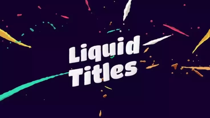 View Information about Liquid Animation After Effects Title Template
