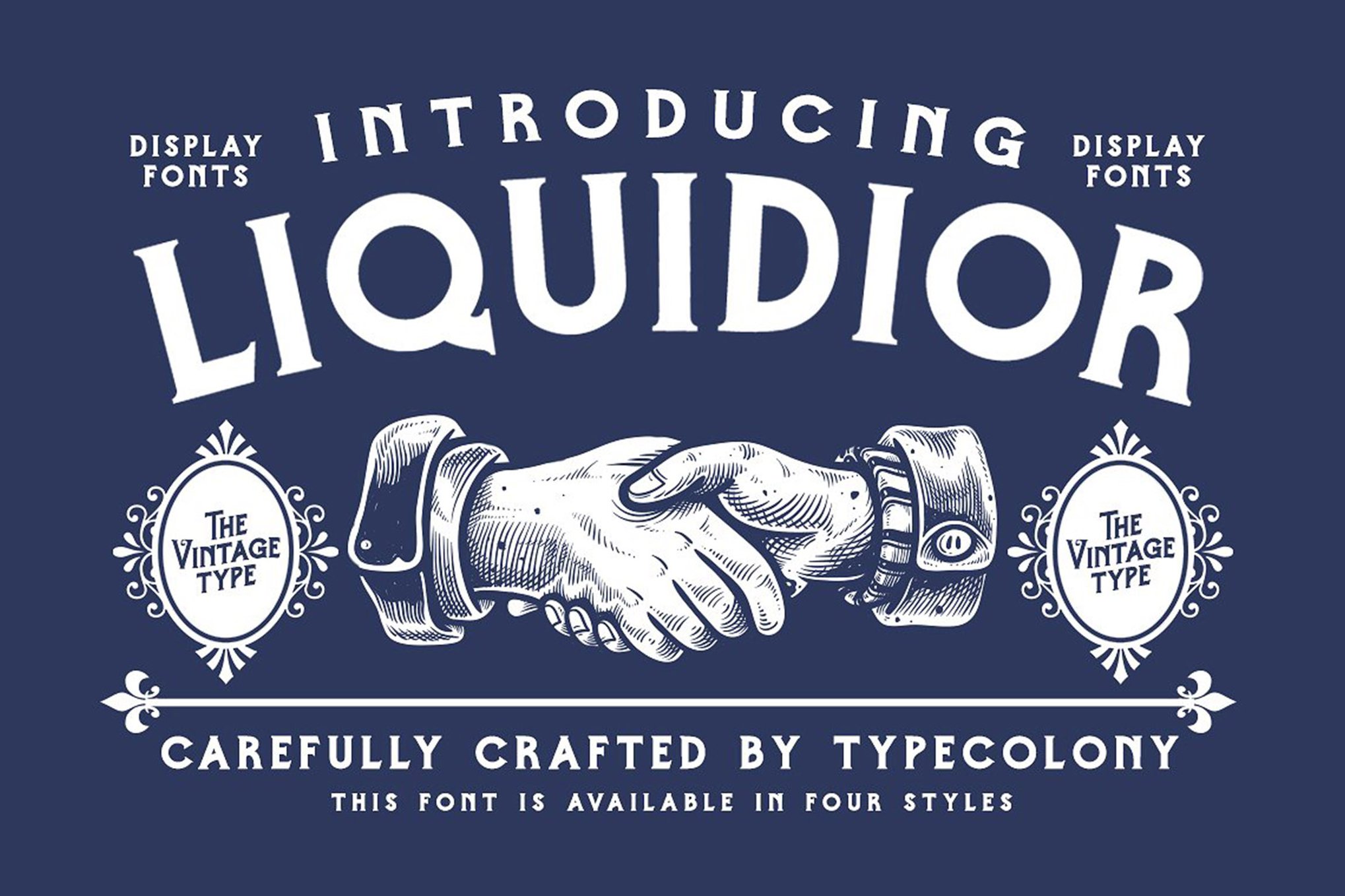 Liquidior - Classic Label Font