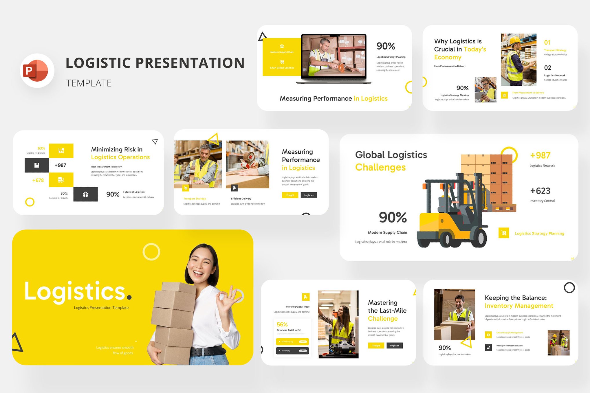 Logistics Business PowerPoint Template