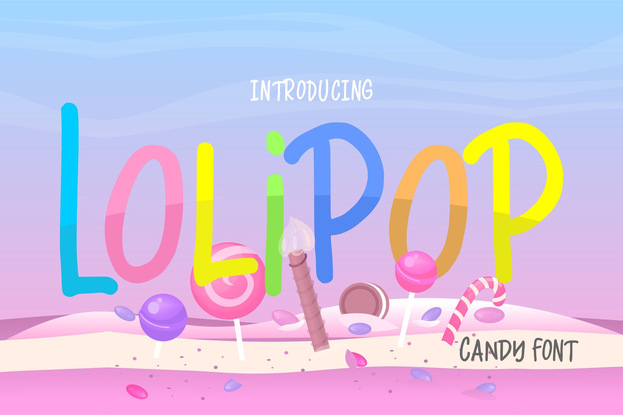Lolipop - Fun Candy Font
