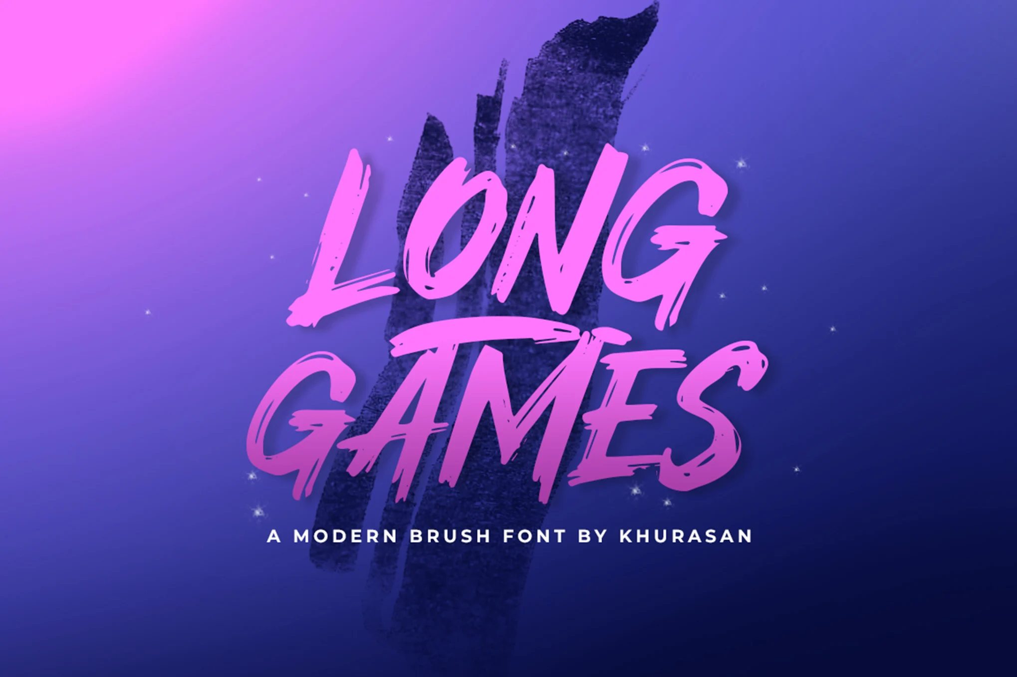 Long Games - Modern Gaming Font