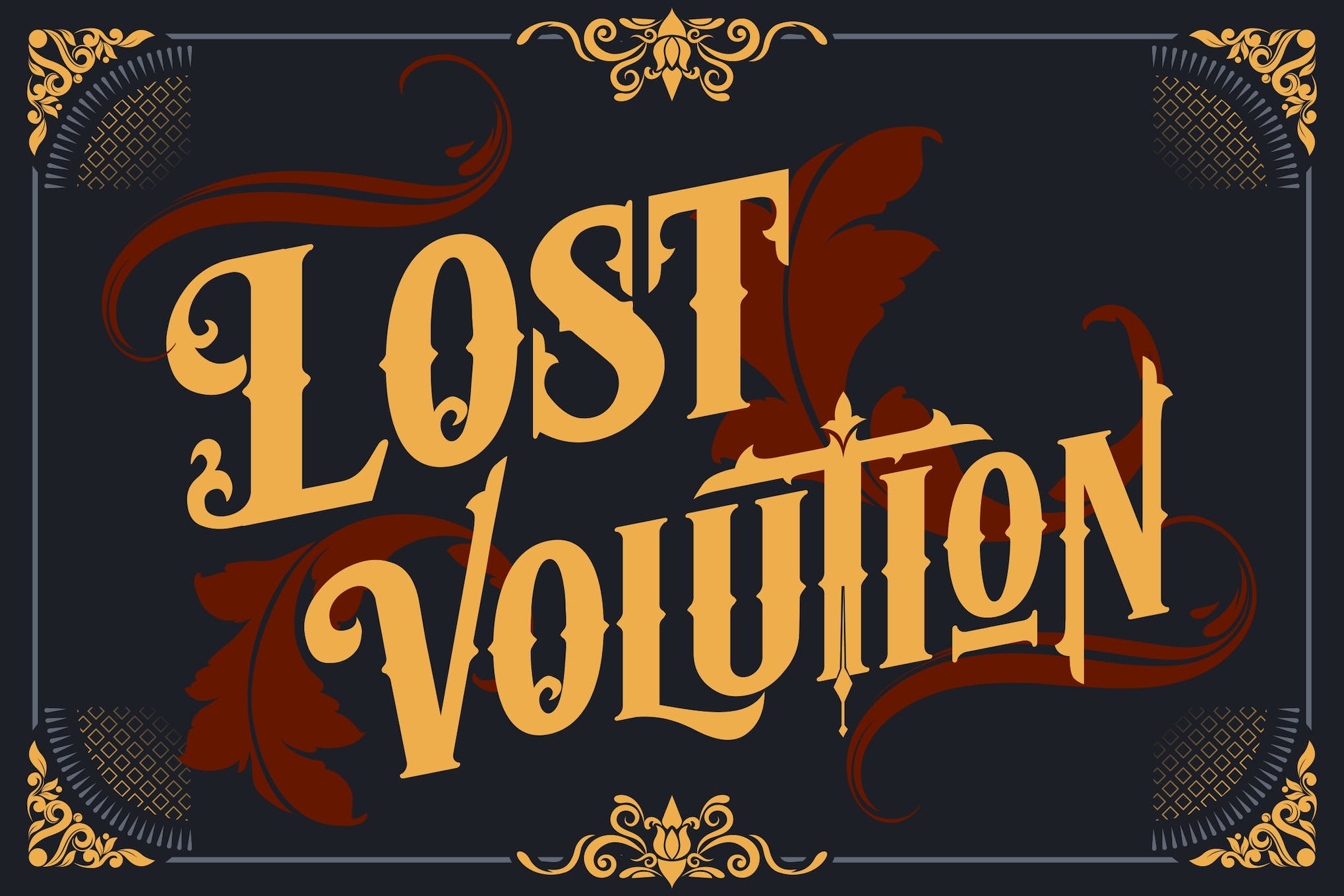 Lost Volution - Victorian Font