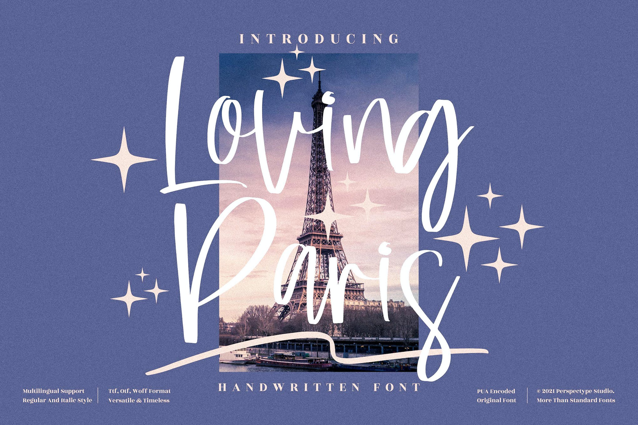 Loving Paris - Handwritten Font