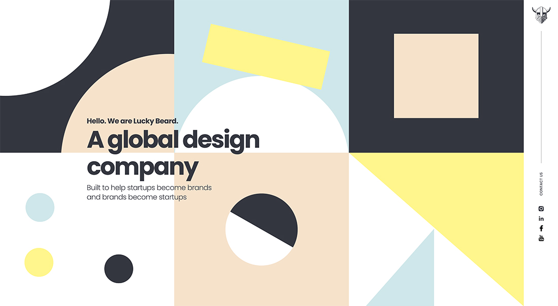 luckybeard Design Trend: Geo Shapes & Patterns (With Animation) design tips 