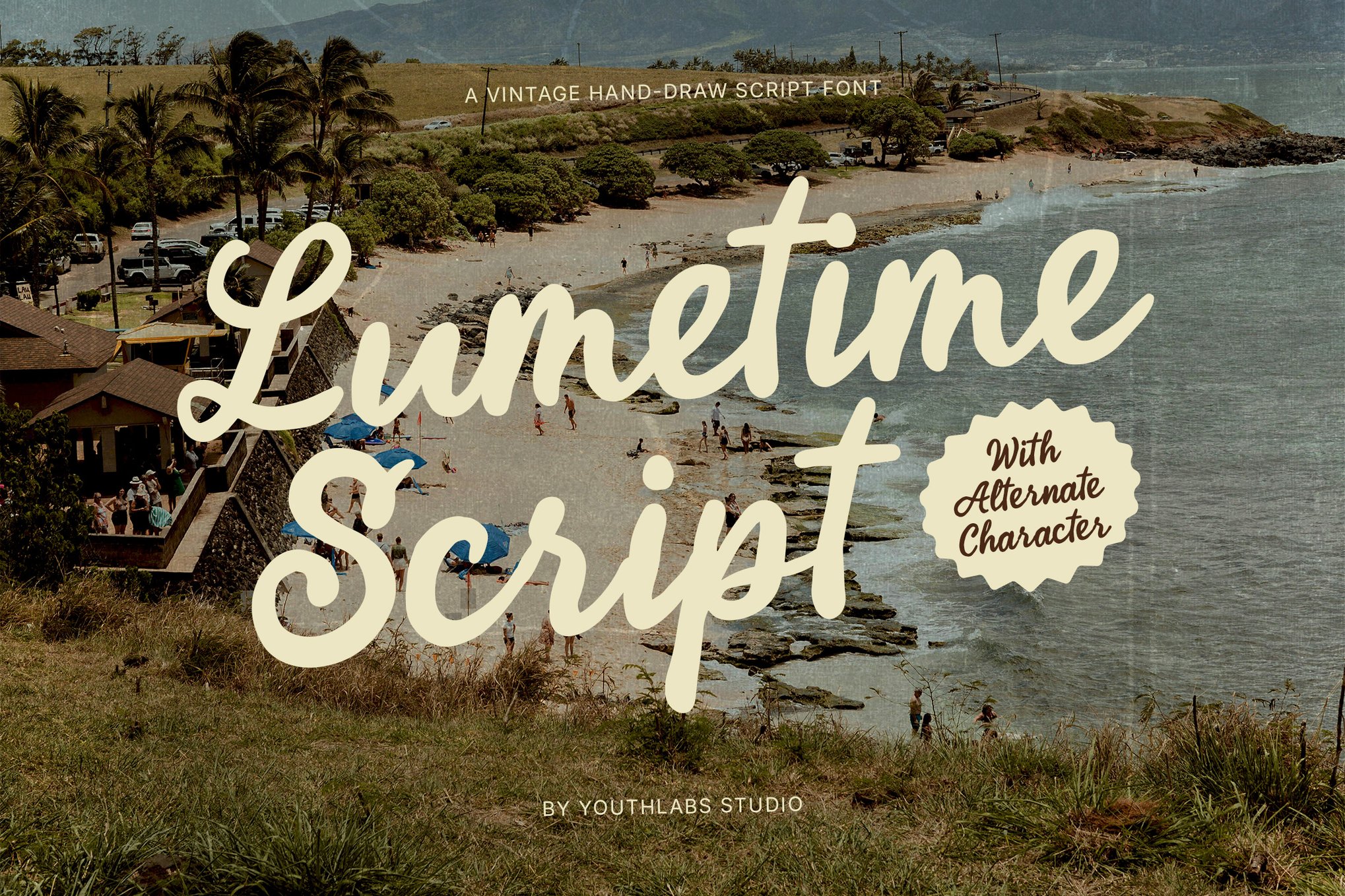 Lumetime - Vintage Script Tropical Font