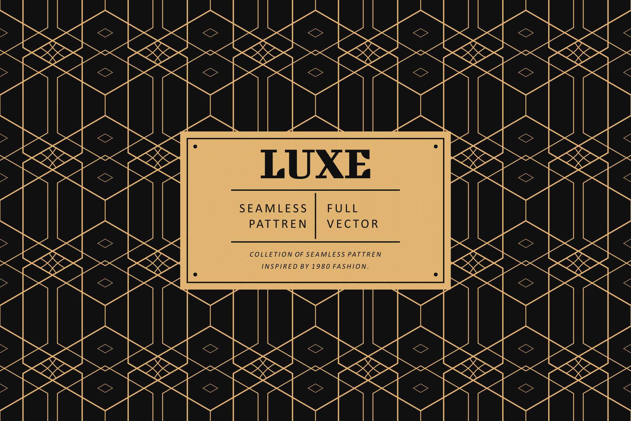 Luxe Seamless Geometric Patterns