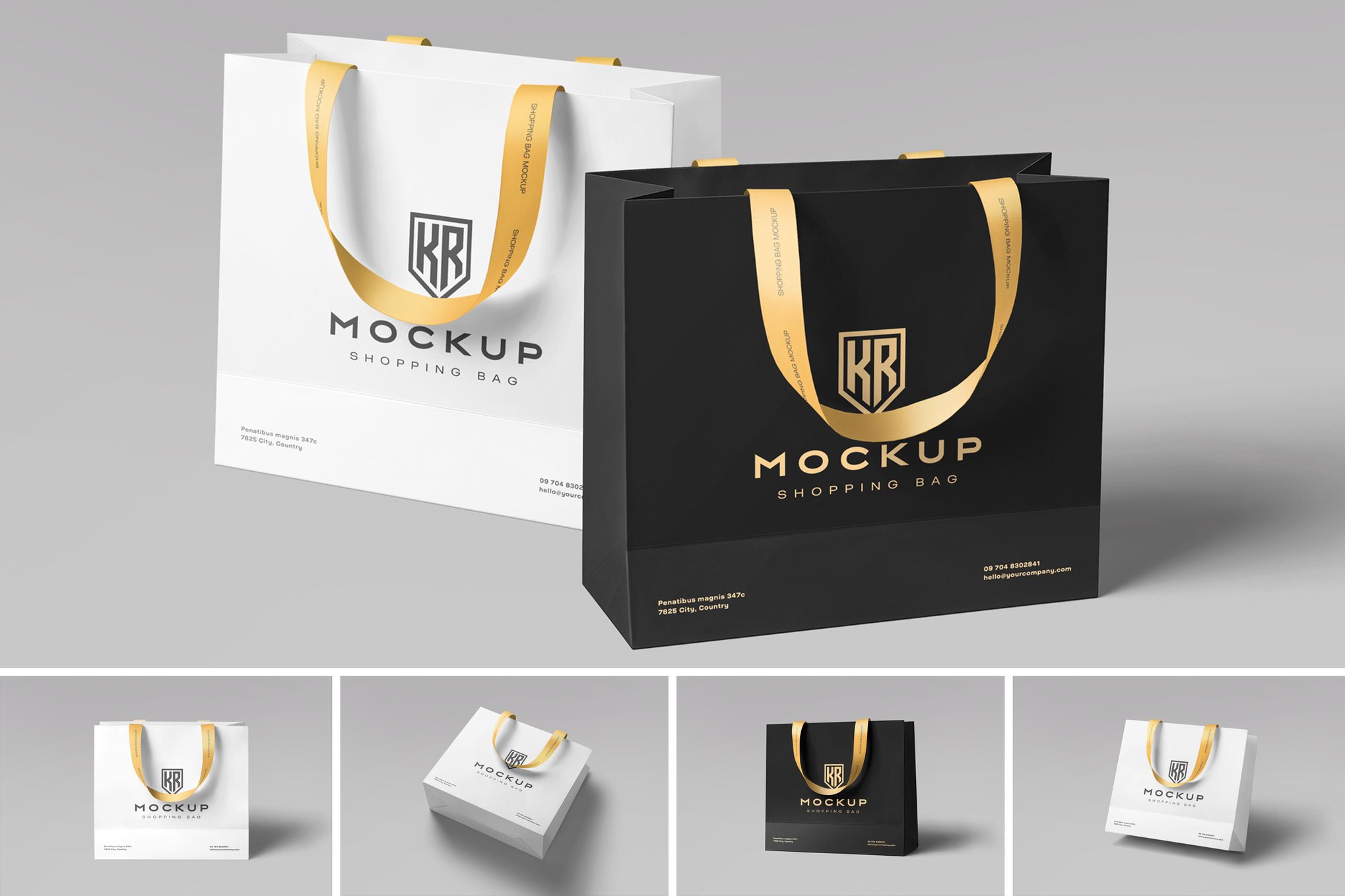 Luxury Paper Bag Mockup