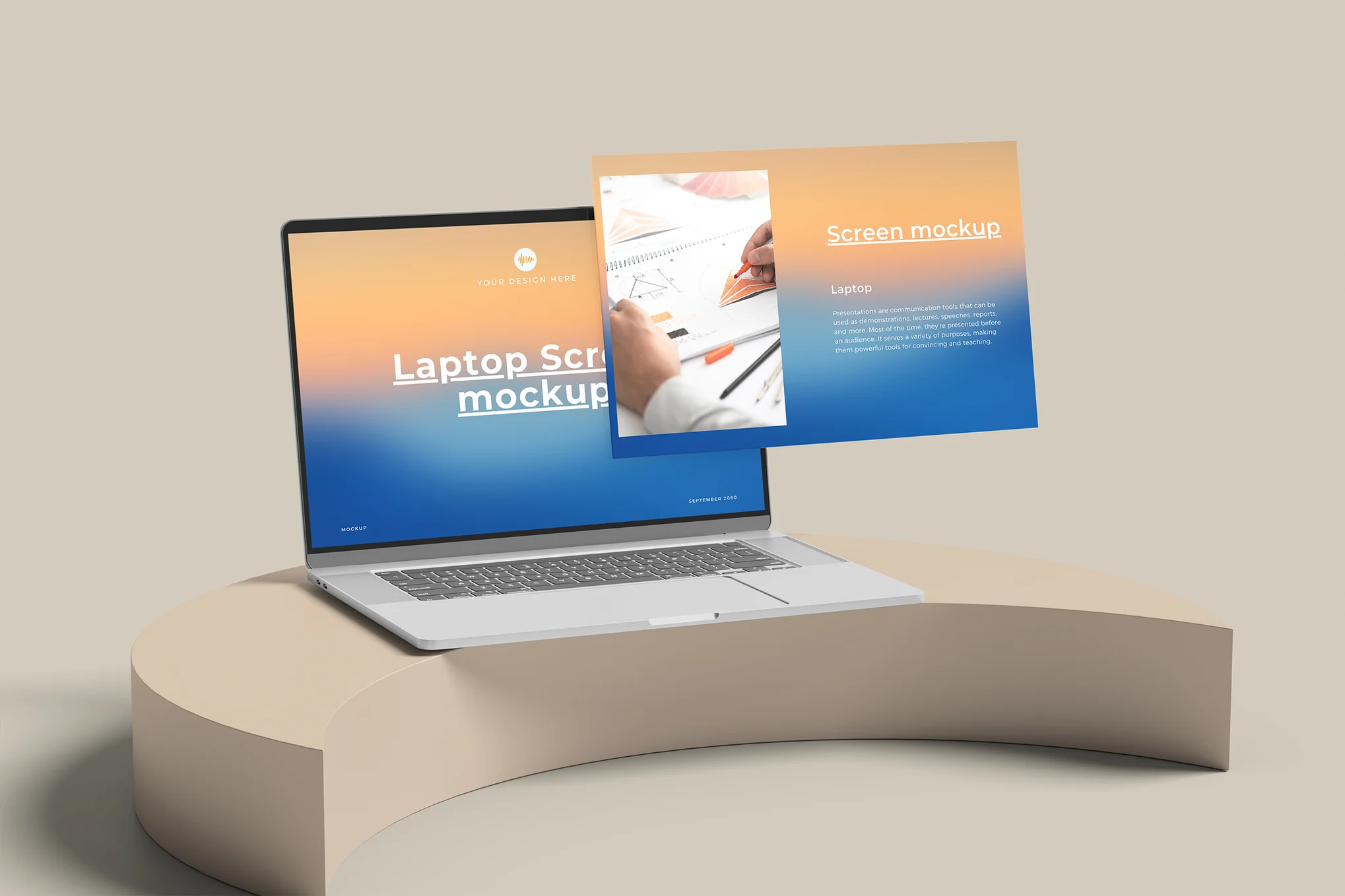 MacBook Screen Mockup