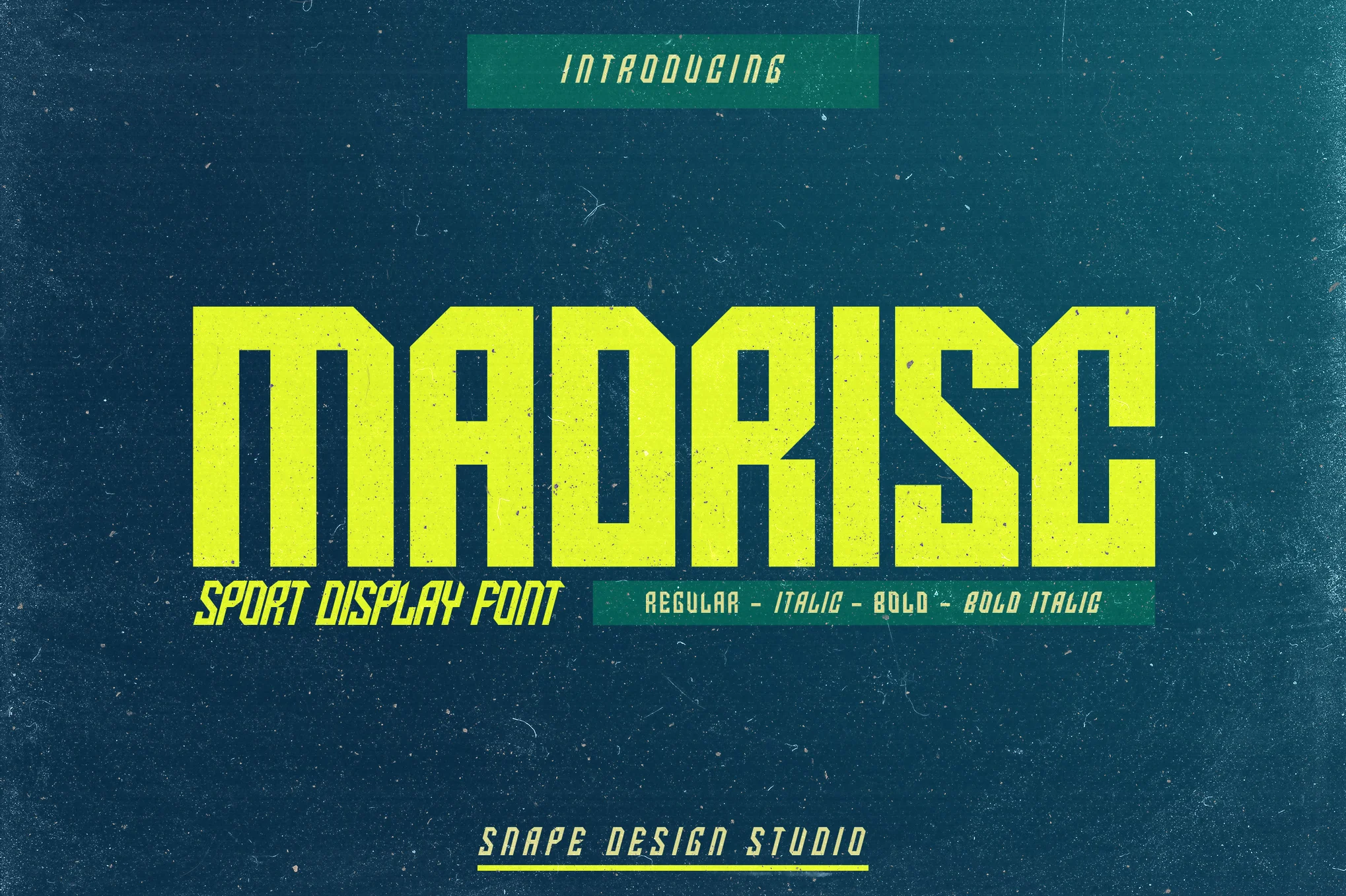 Madrisc - Gym & Sport Font