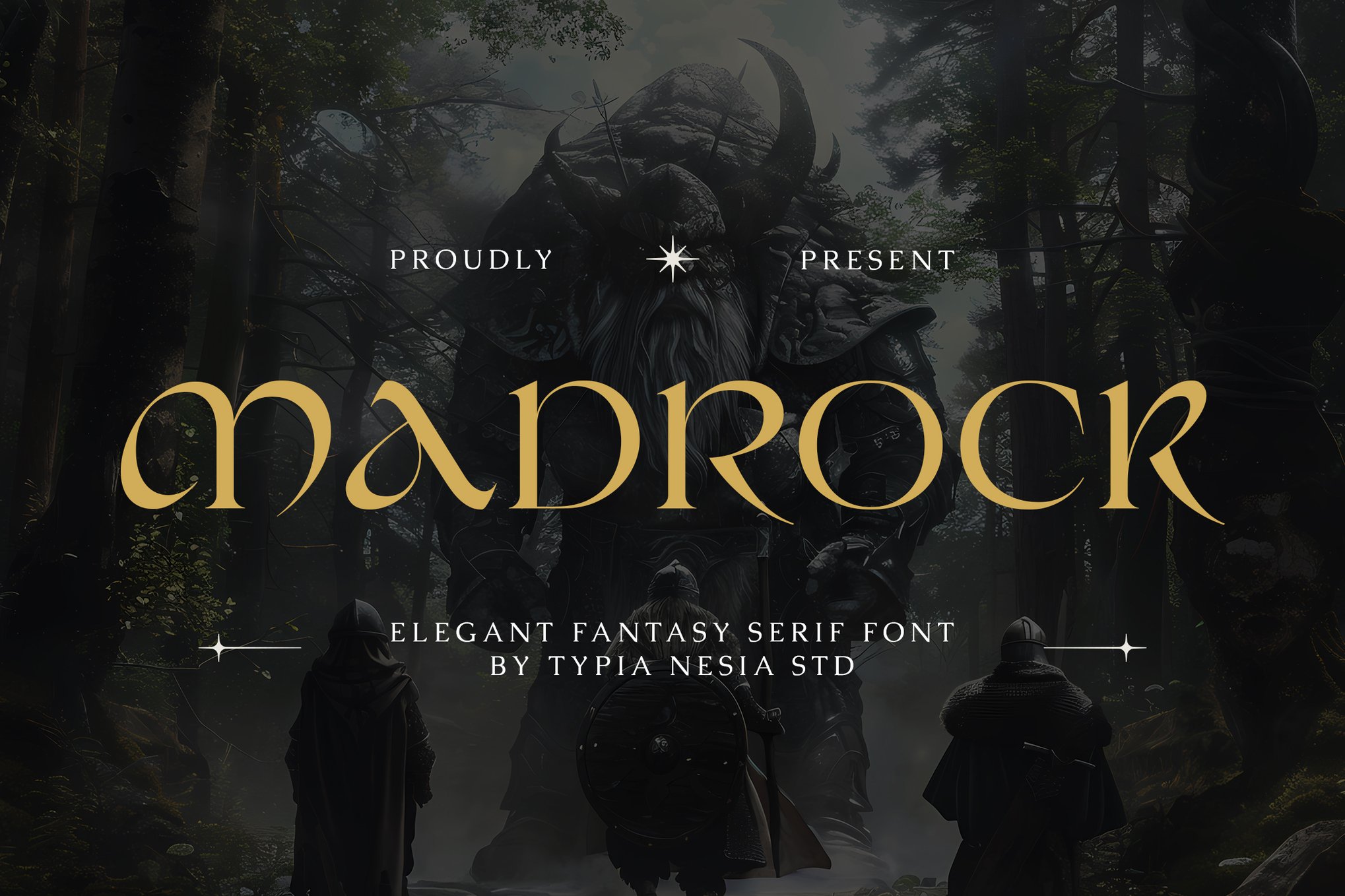 Madrock - Elegance Fantasy Serif Font