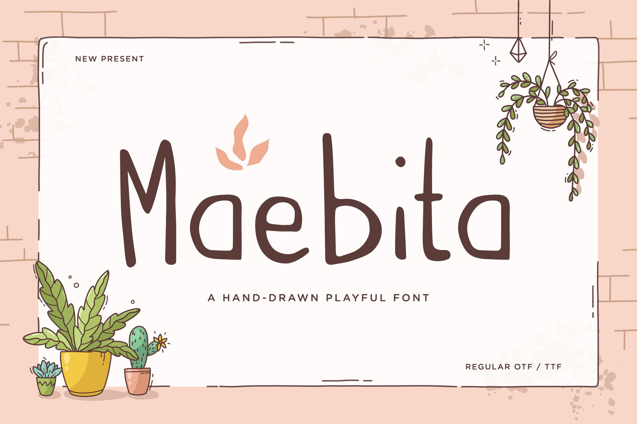 Maebita - Hand-Drawn Kawaii Font