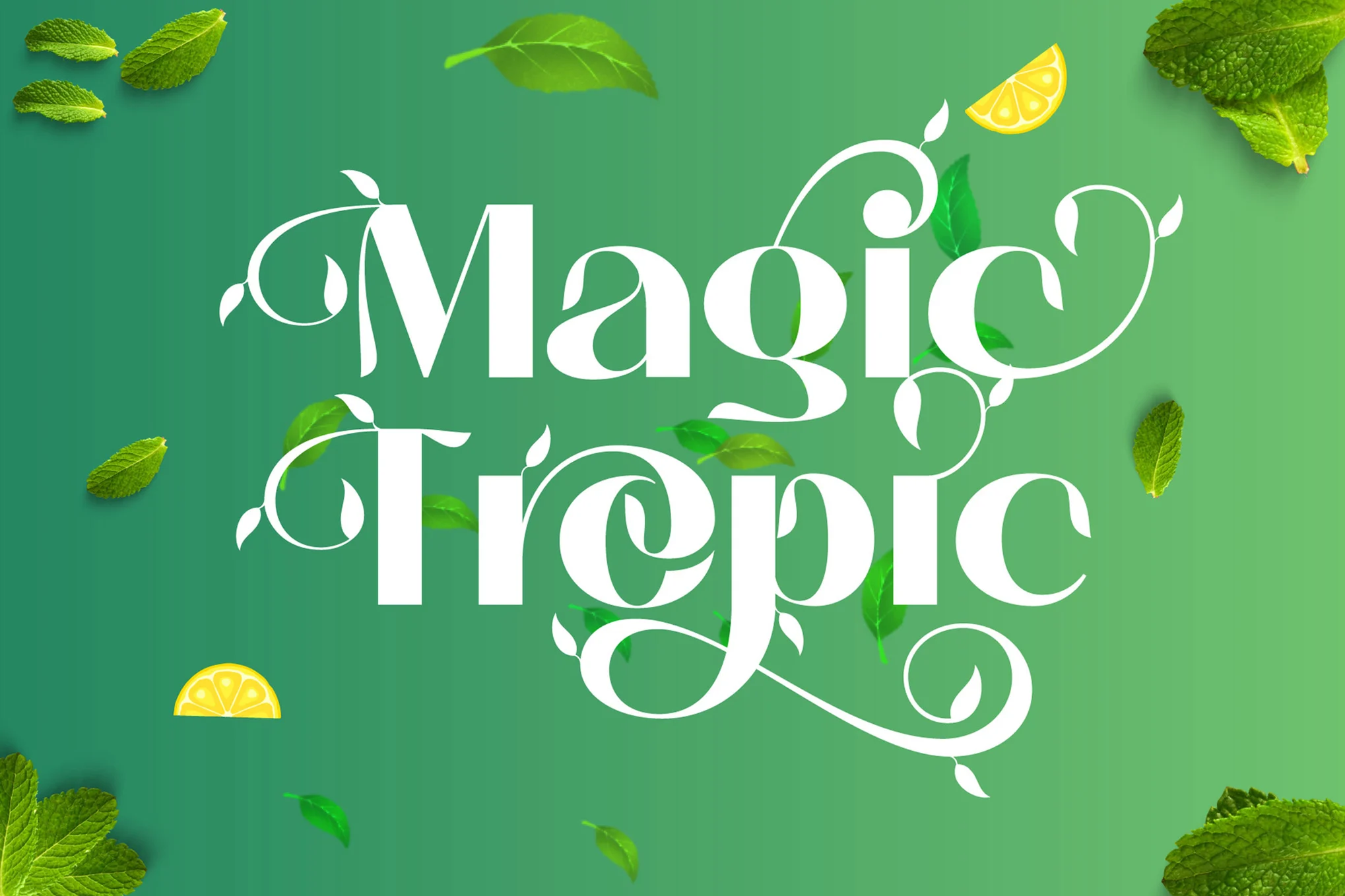 Magic Tropic - Elegant Tropical Font