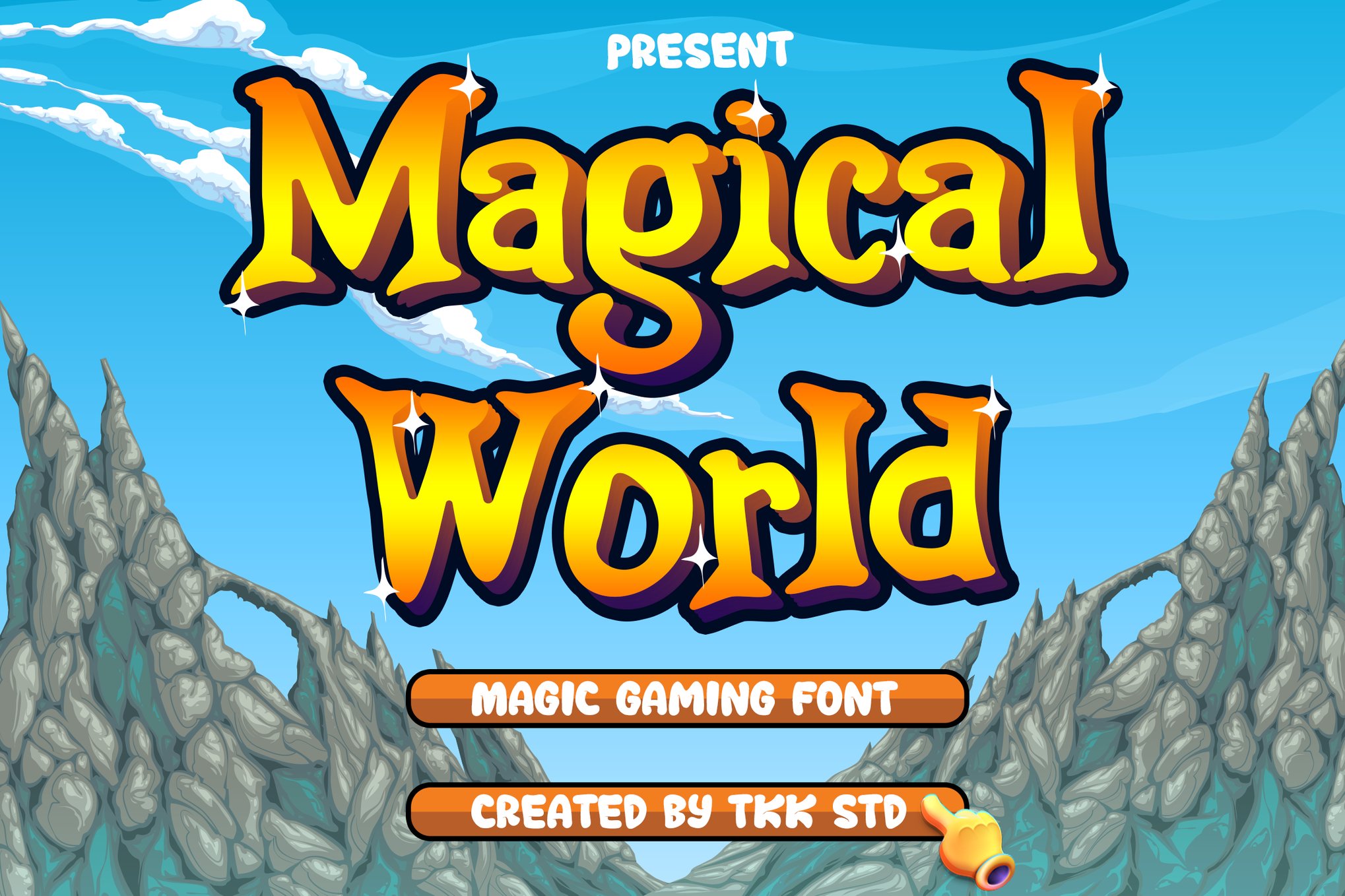Magical World - Cartoon Style Fairytale Font