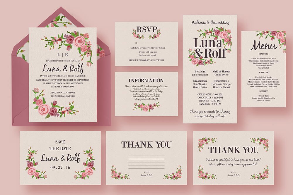 50 Wonderful Wedding Invitation Card Design Samples Design Shack