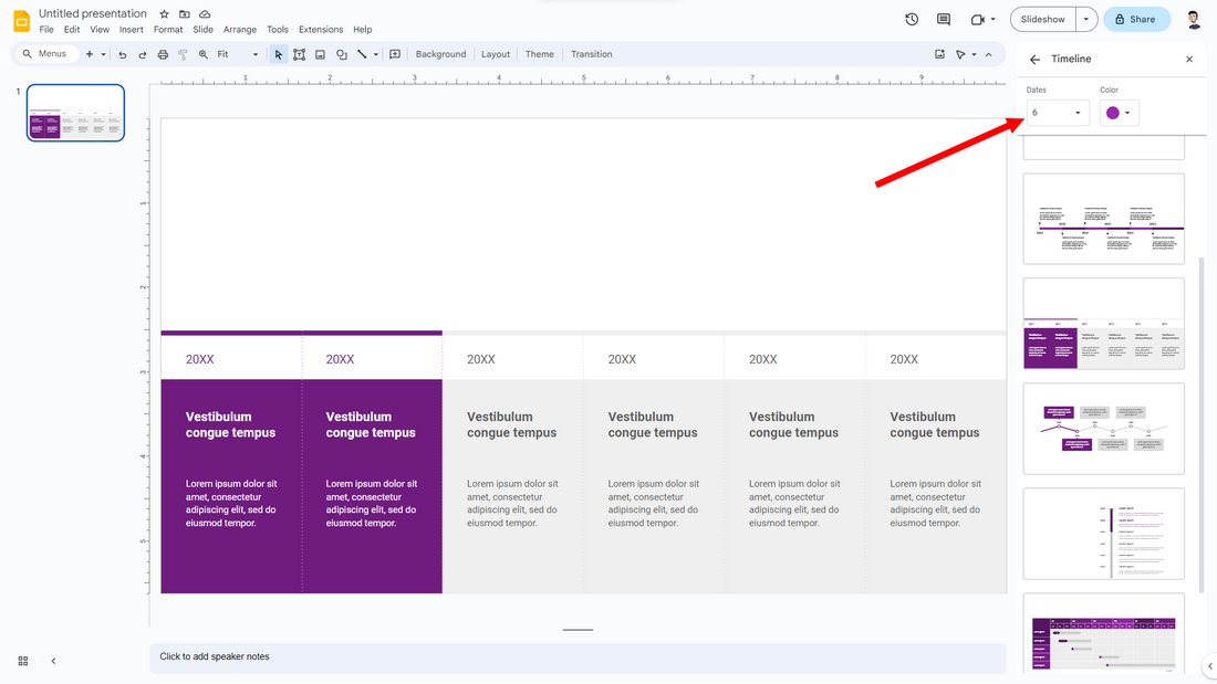 make timeline slide google slides - diagram 5