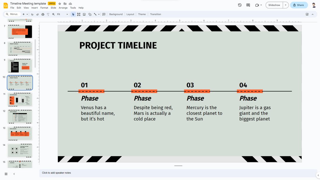 make timeline slide google slides - template 3