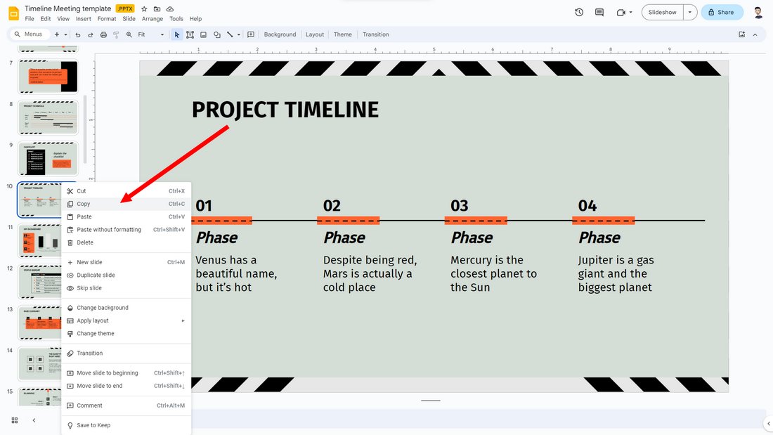 make timeline slide google slides - template 4