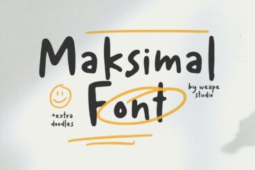 Maksimal Handwritten Marker Font