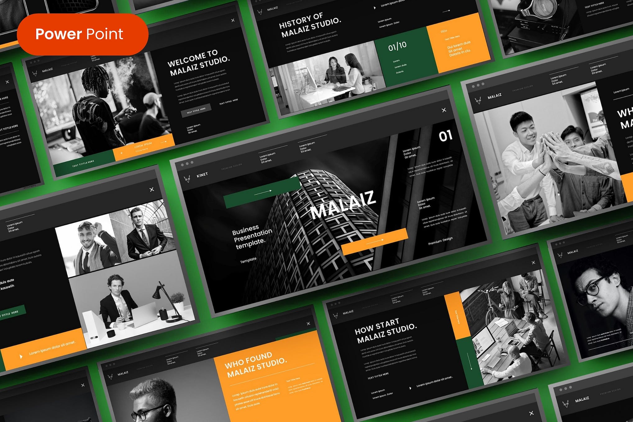 Malaiz - Professional Business PowerPoint Template