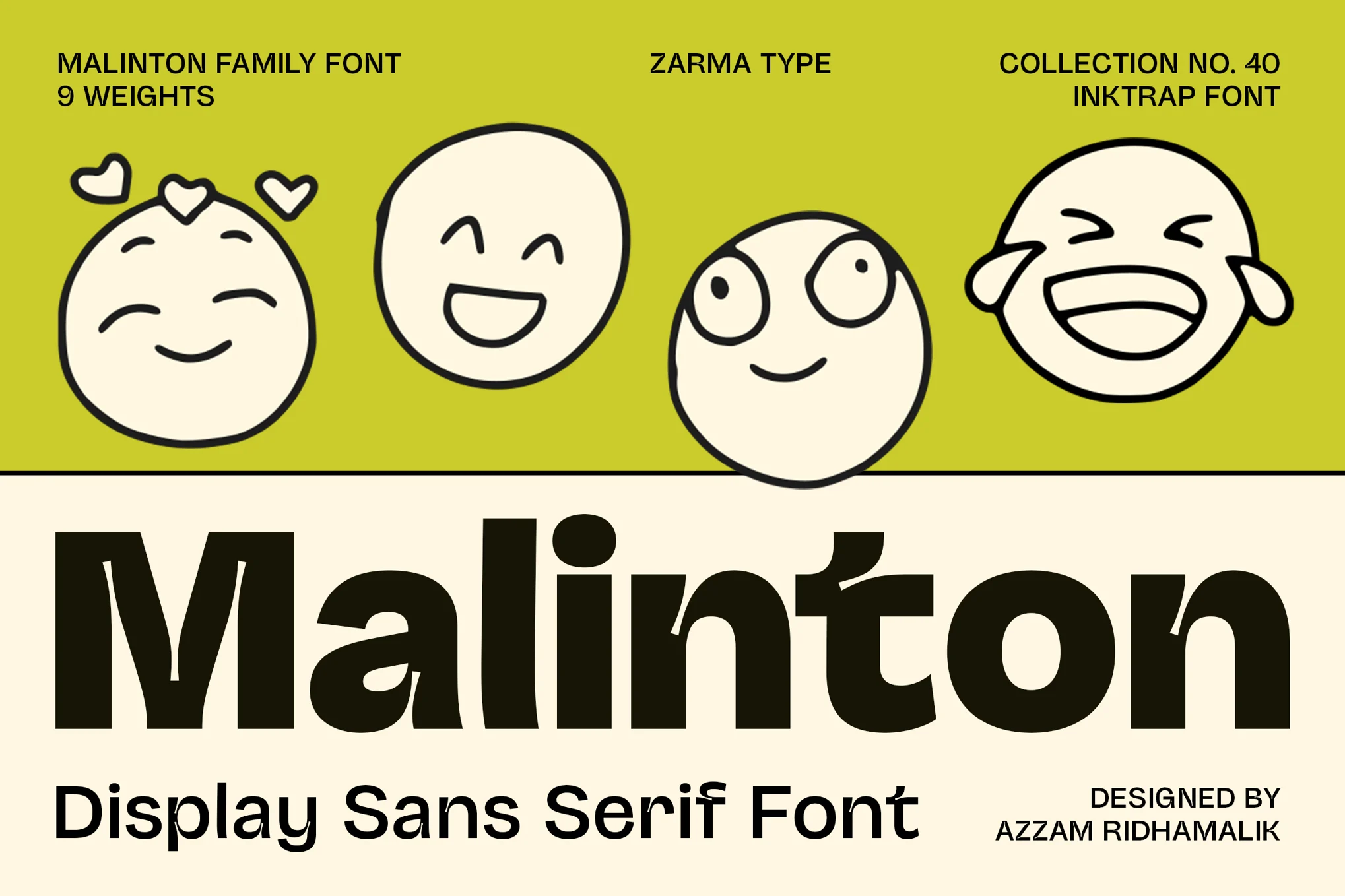 Malinton - Modern Sans Font Family