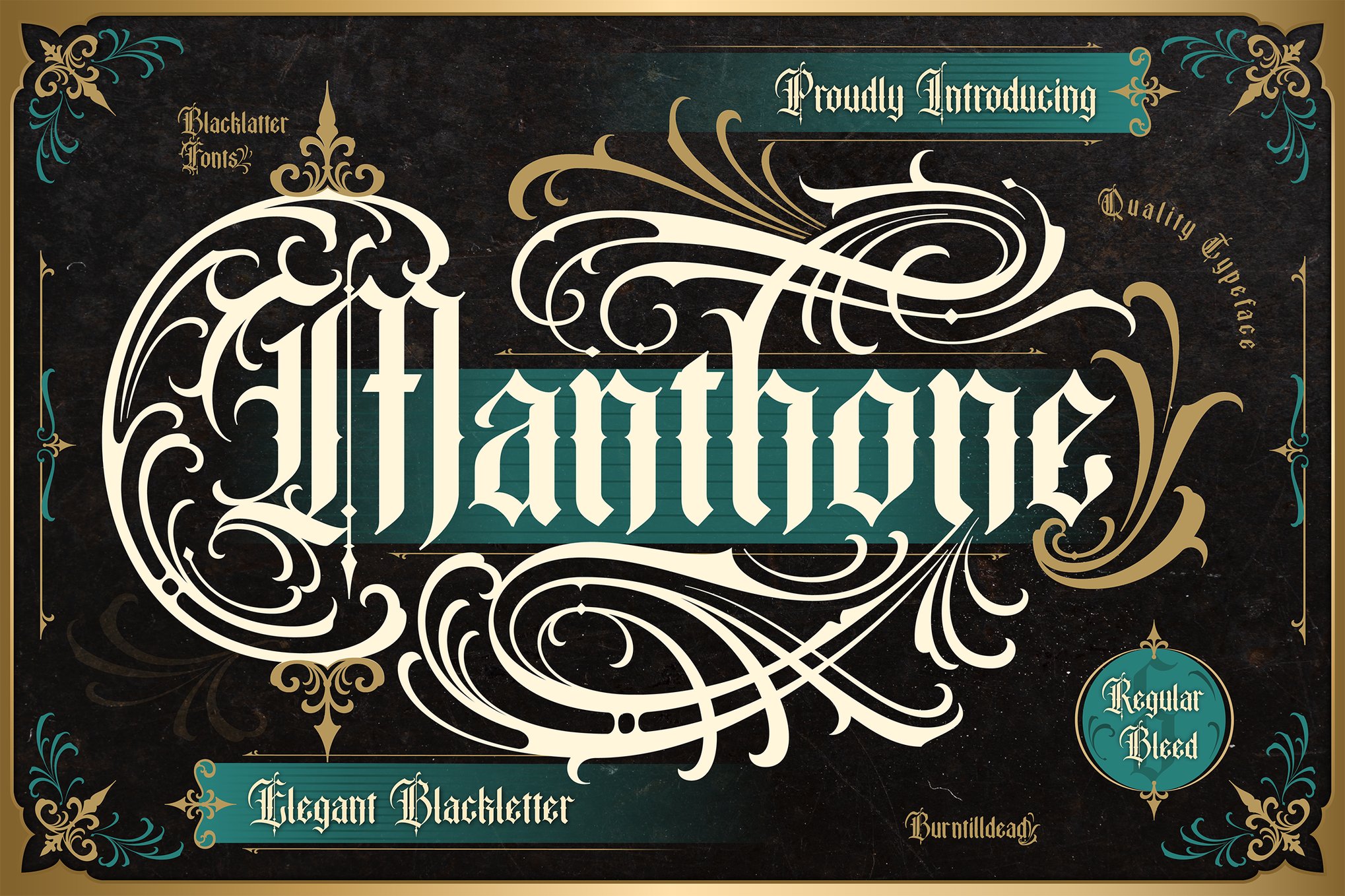 Manthone - Elegant Tattoo Font