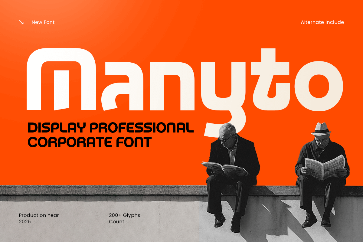 Manyto - Professional Corporate Font