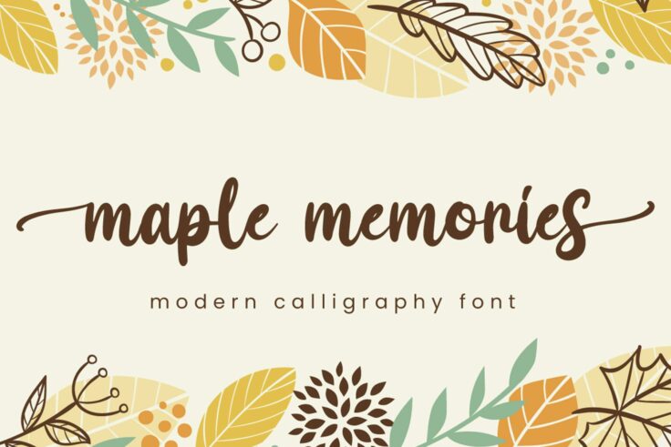 View Information about Maple Memories Font