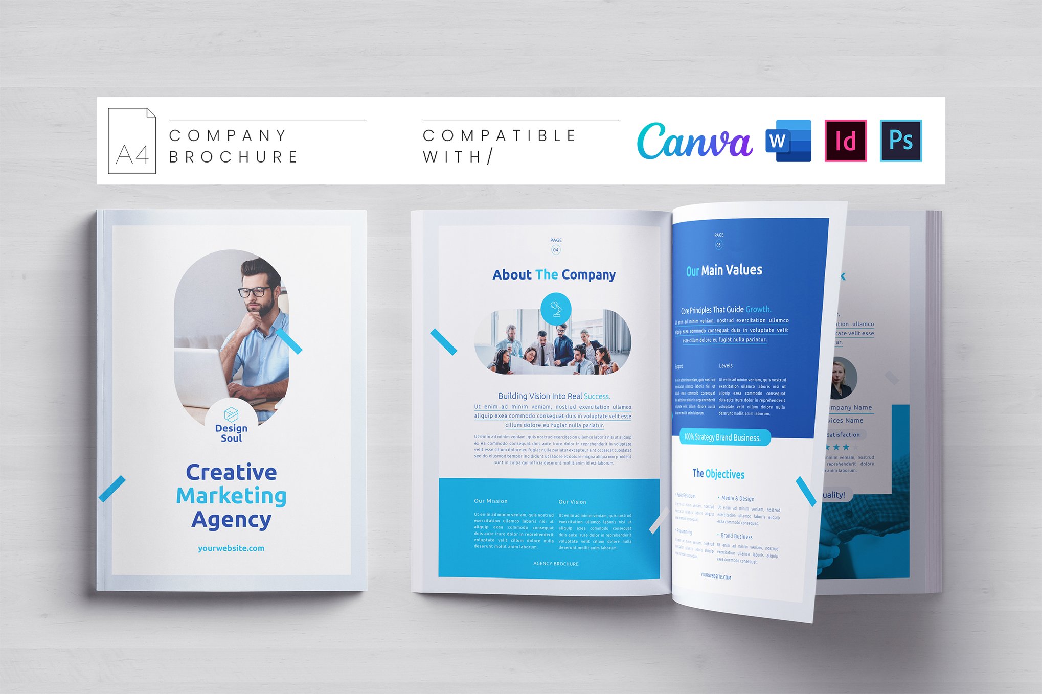 Marketing Agency Brochure Word Template