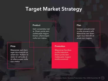 Second alternate image for Marketing Mix Dark PowerPoint Template