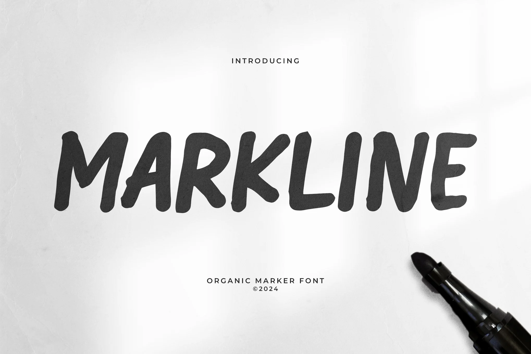 Markline - Organic Marker Font