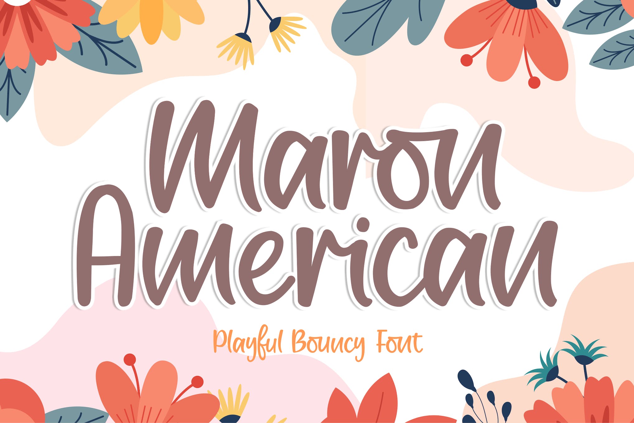 Maron American Playful Font