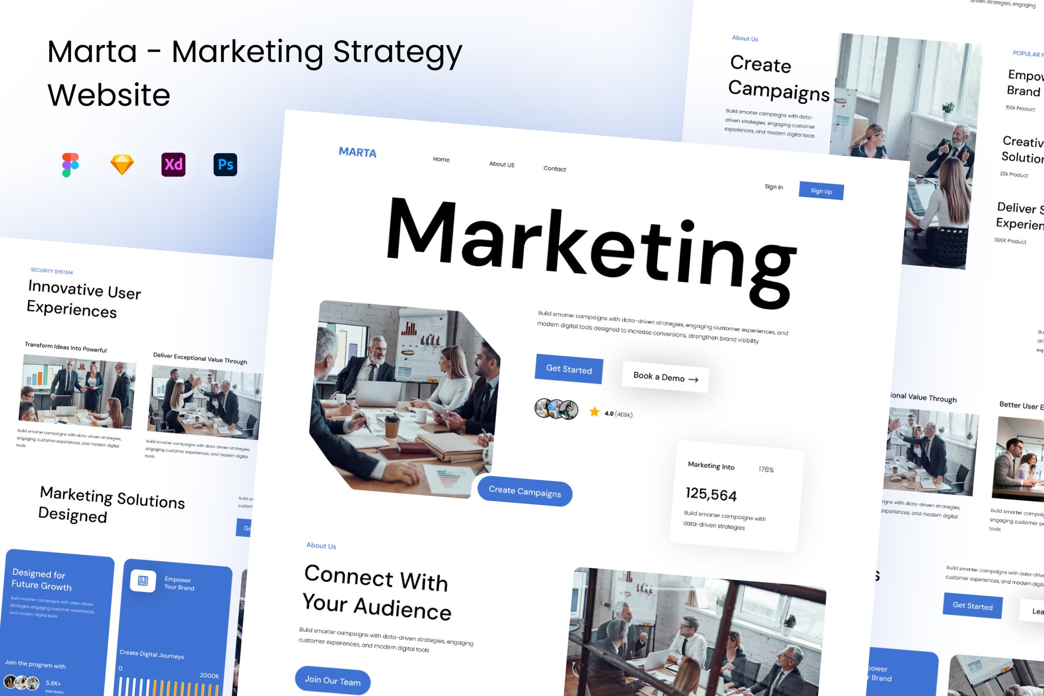 Marta - Marketing Strategy Website Template