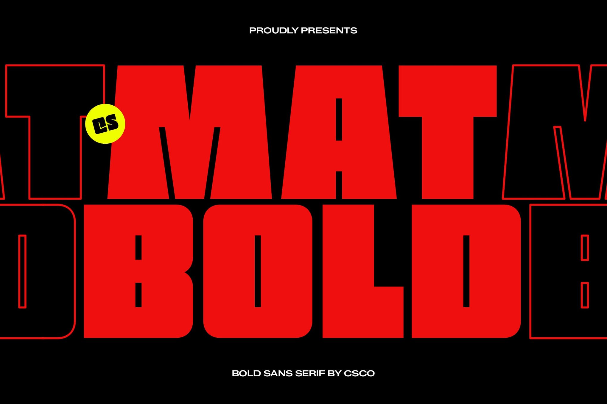 Matbold - Thick Advertising Font
